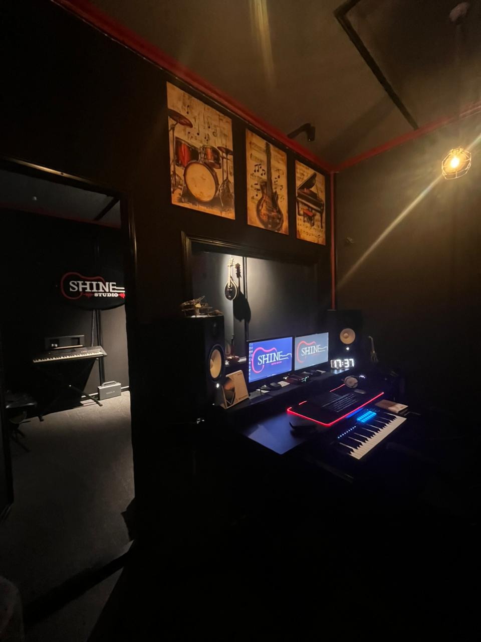 Shine Studio control room view